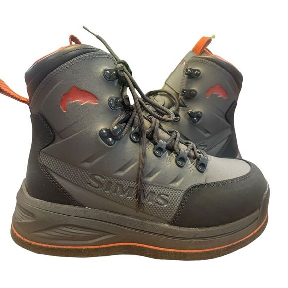 Simms Freestone Felt Sole Wading Boots Gunmetal Size 8 Men’s NWB $199 main image 5